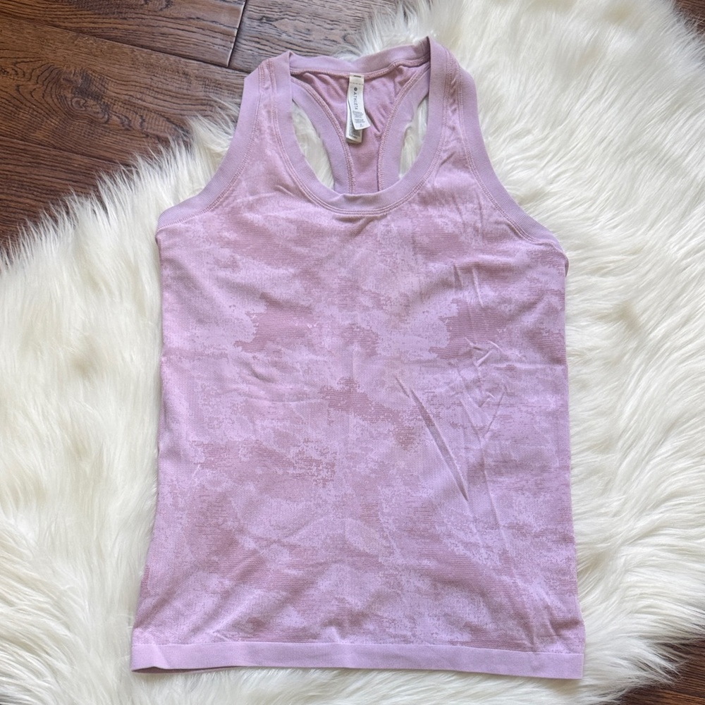 Athleta Lavender Racerback Tank Top